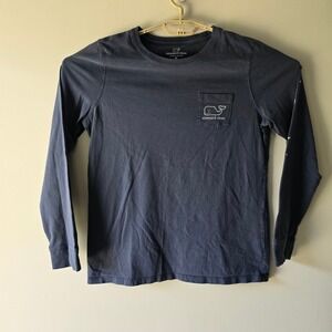 Vineyard Vines Long Sleeve‎ Whale Graphic Tee Shirt Casual Top Size M
